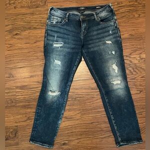 Silver Jean boyfriend jeans